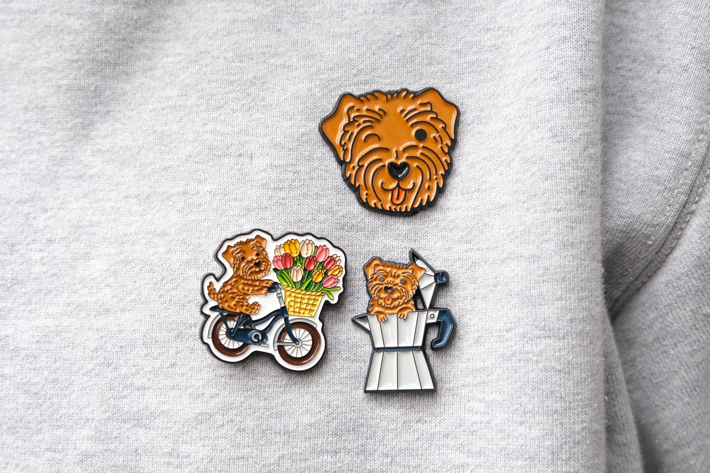 Enamel Pins (Mocha)