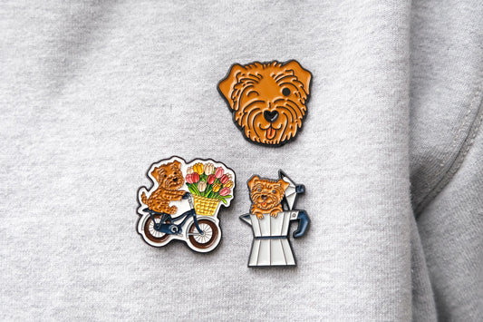 Enamel Pins (Mocha)